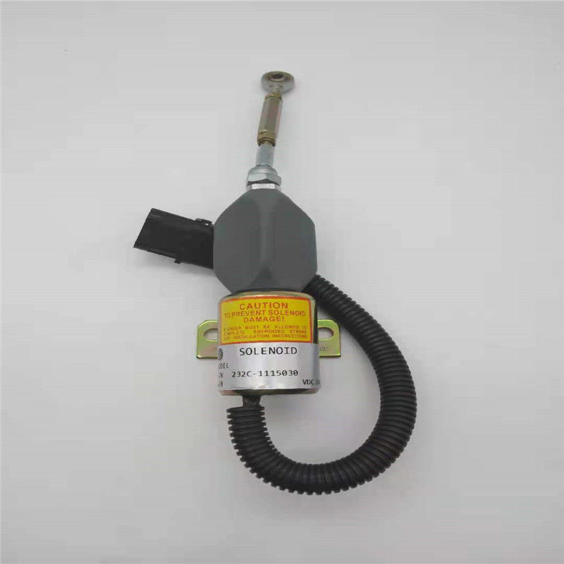 βαλβίδα σωληνοειδών στάσεων 232C-1115030 BTG18056 κατάλληλη για το μέρος μηχανών Doosan VOLVO CATERPILLAR