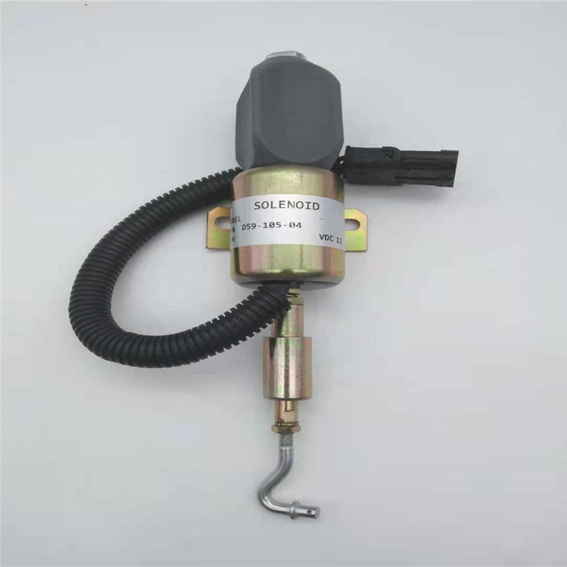 Βαλβίδα σωληνοειδών στάσεων D59-105-04 12V κατάλληλη για τη μηχανή diesel εκσκαφέων της Cummins