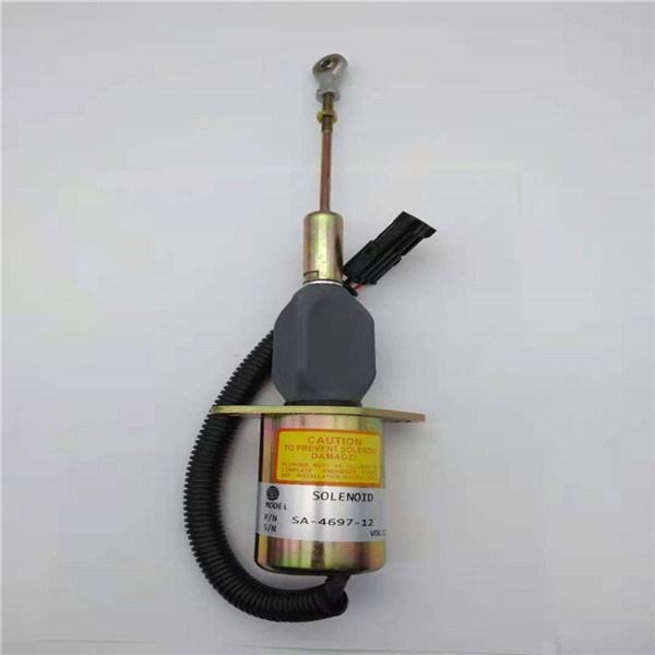 Sa-4697-12 βαλβίδα σωληνοειδών στάσεων κατάλληλη για τη μηχανή καυσίμων 5.9L diesel εκσκαφέων της Cummins