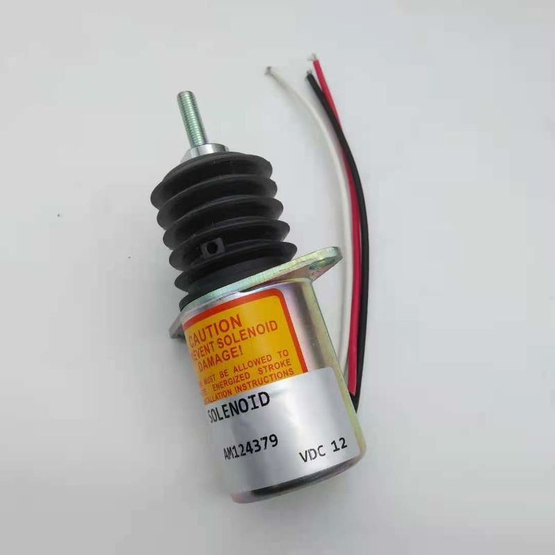 Βαλβίδα σωληνοειδών στάσεων AM124379 P610-A5V 12V για το John Deere 455 μηχανή Yanmar 3TNE78 F915 F925 F935 F1145